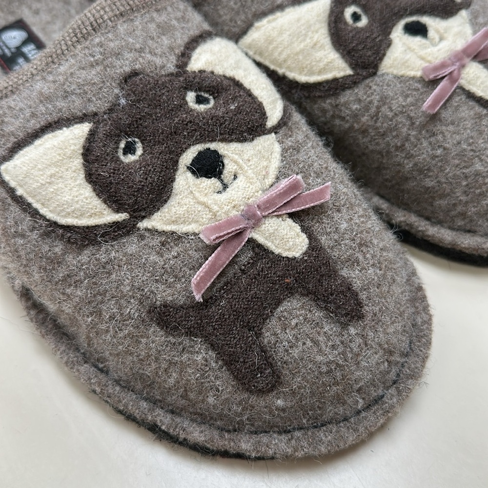 Haflinger 💯 wool slipper Chihuahua 40 9 women NEW - Picture 2 of 8